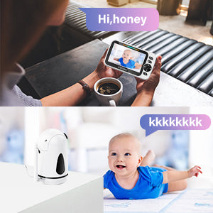 VT502 Baby Monitor, 5" Screen, No WiFi,VOX, Night Vision, 2-Way Talk