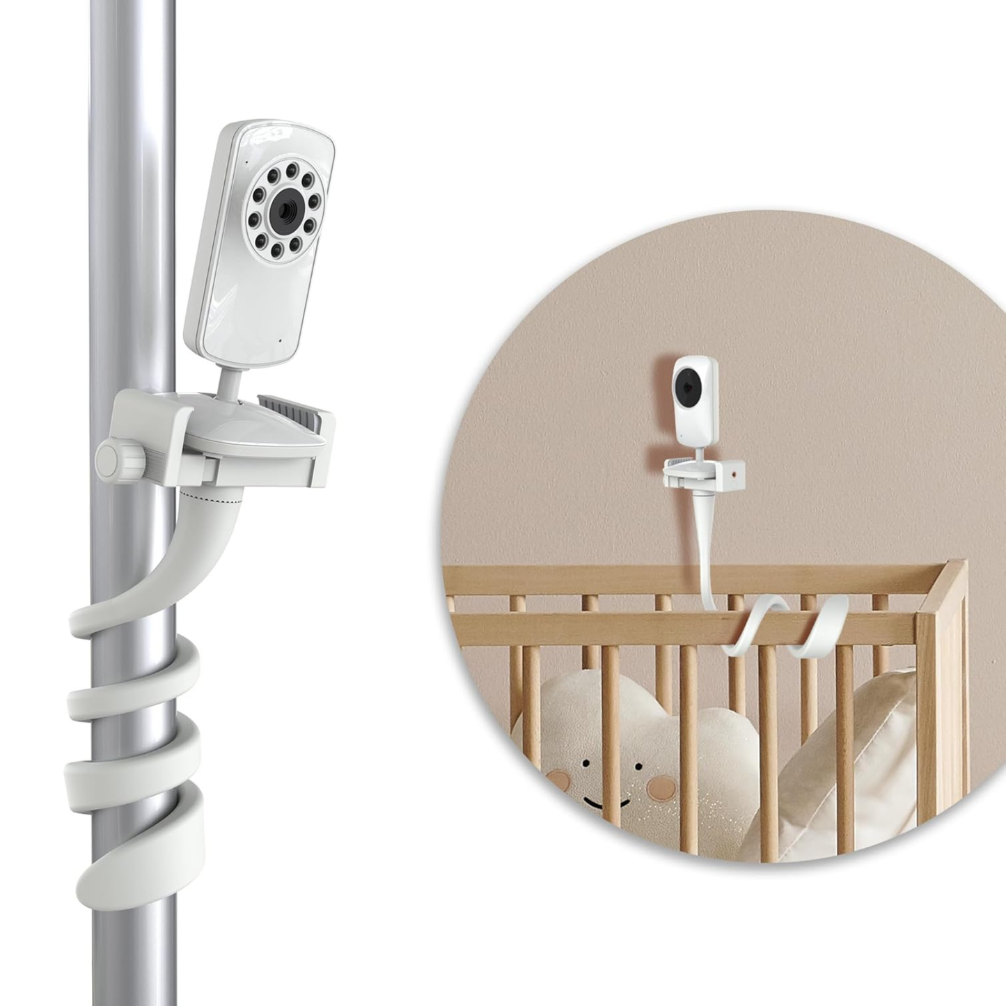 Baby Camera Monitor Mount for VT31/VT50/VM819/‎SM24/HB30/DXR-8/LF2423/OD8021/OD8038
